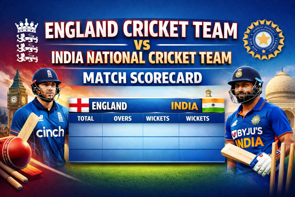 England Cricket Team vs India